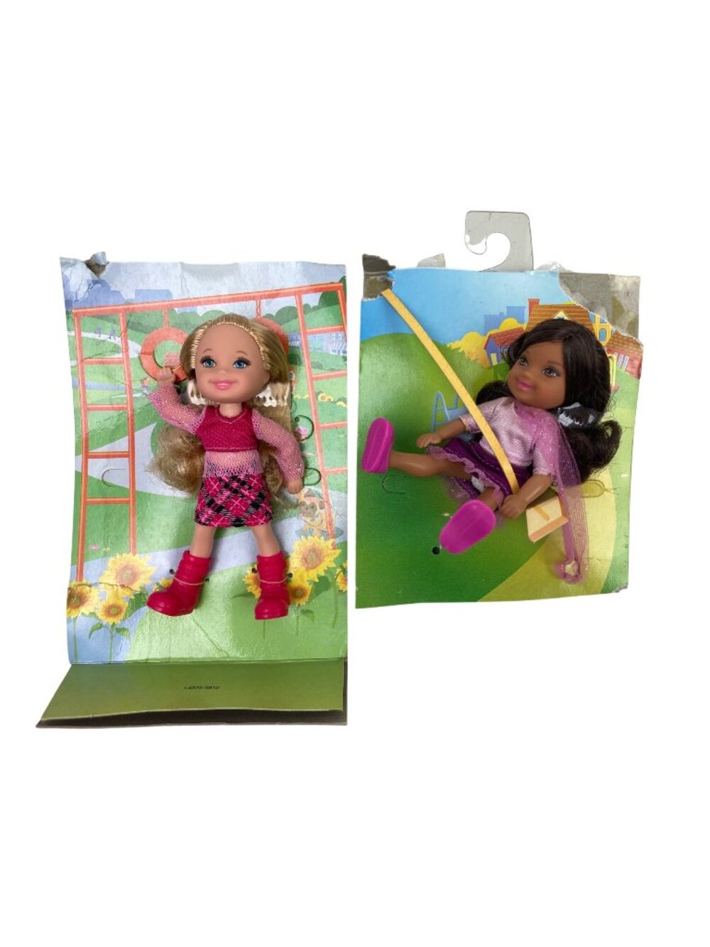Barbie Kelly & Friends, Kelly & Kenzie Dolls New old stock w/ damaged packaging